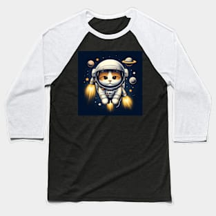 Astro cat Baseball T-Shirt